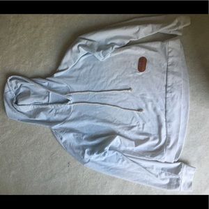 Sky blue gradient hoodie